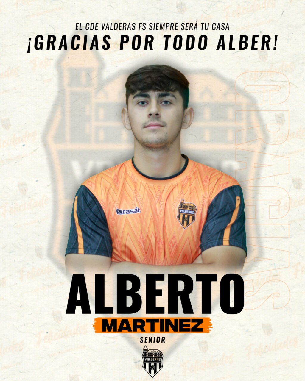 Alberto Martínez se despide del CDE Valderas FS despedida alberto scaled e1701302760279