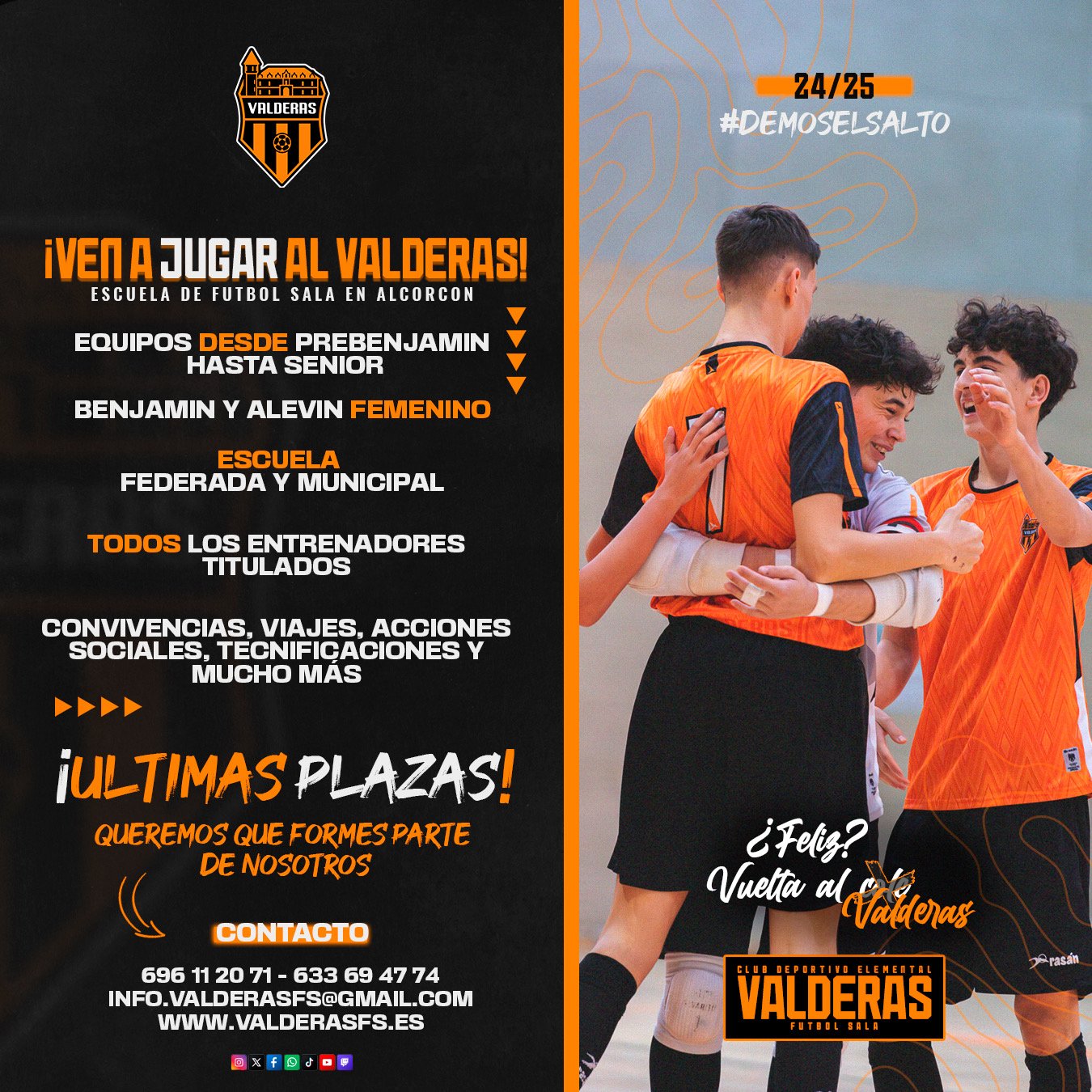 "𝐋𝐚 𝐯𝐮𝐞𝐥𝐭𝐚 𝐚𝐥 ̶𝐜̶𝐨̶𝐥̶𝐞̶ 𝐕𝐀𝐋𝐃𝐄𝐑𝐀𝐒” 🧡🤟🏼 img 2505