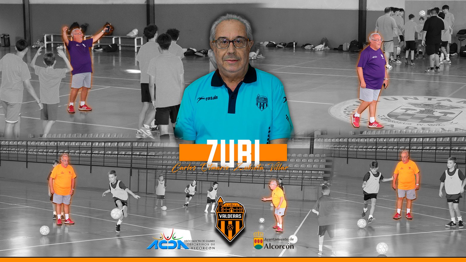 🏆 Zubi, homenajeado en la Gala del Deporte de Alcorcón 🧡🖤 zubi gala del deporte