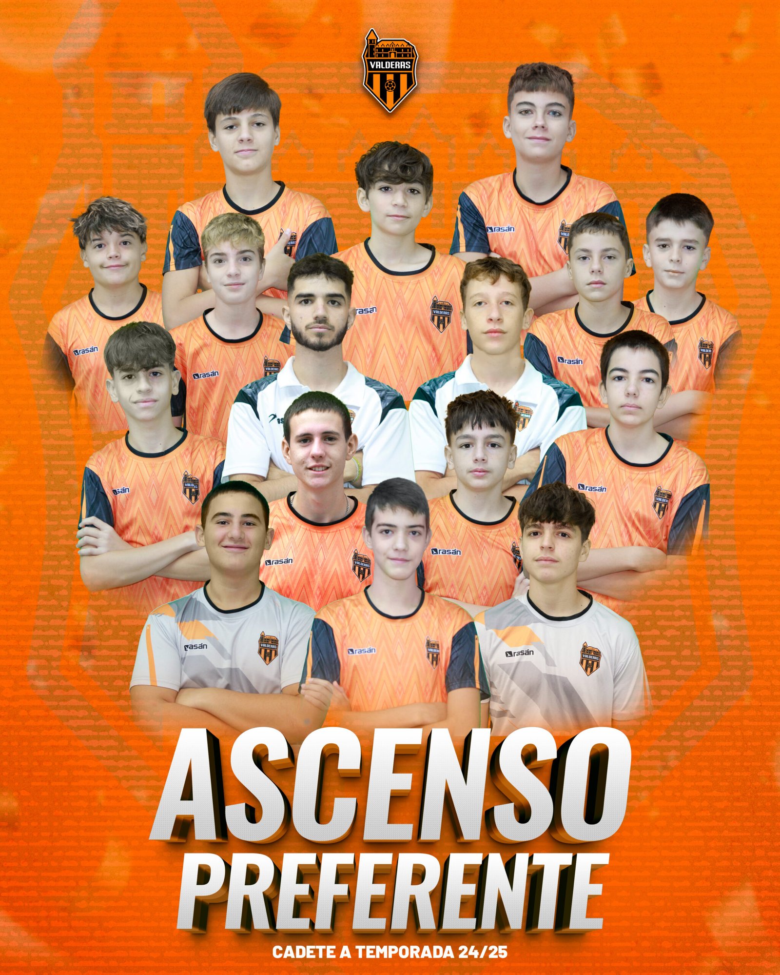 Cadete A asciende a Preferente preferente cadete a ascenso