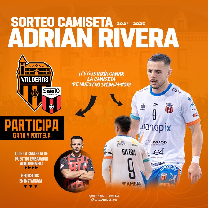 sorteo camiseta adrian rivera