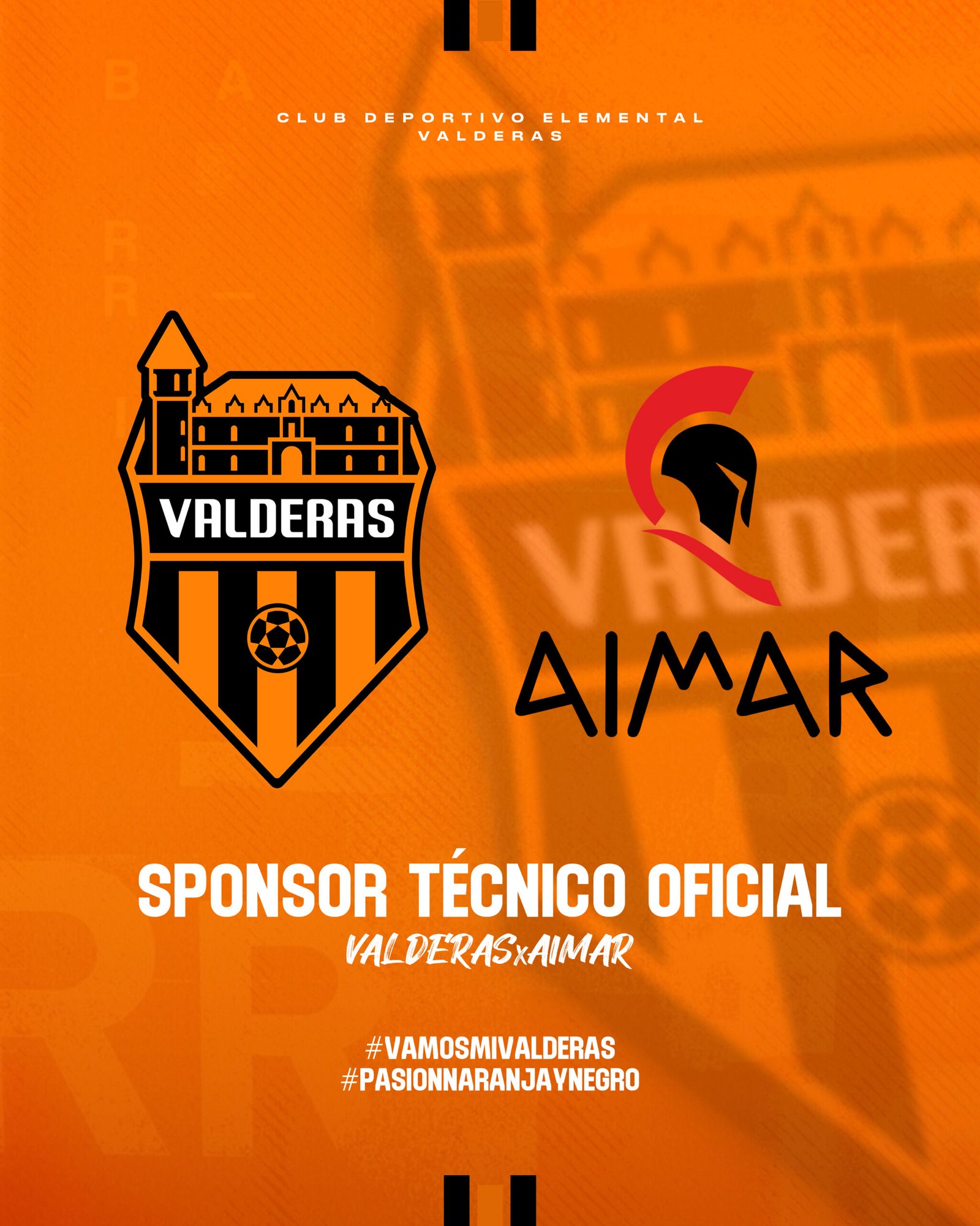 Valderas x Aimar valderas x aimar sponsor tecnico oficial
