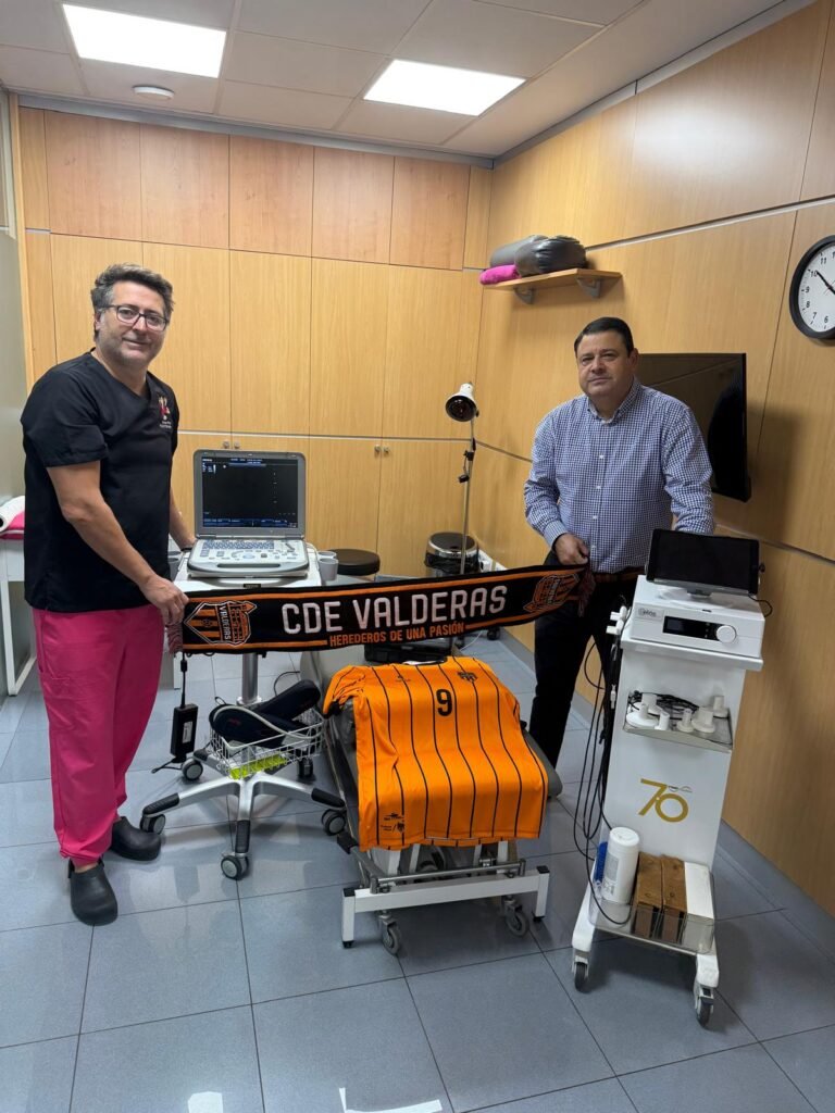 La Clínica de Fisioterapia y Osteopatía Pérez Ondina nuevo patrocinador del CDE Valderas perez ondina 2